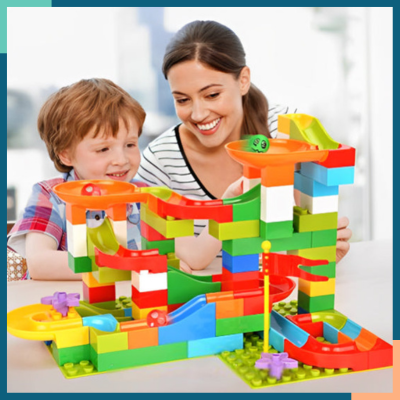 Jeu de Construction à Billes Colorées