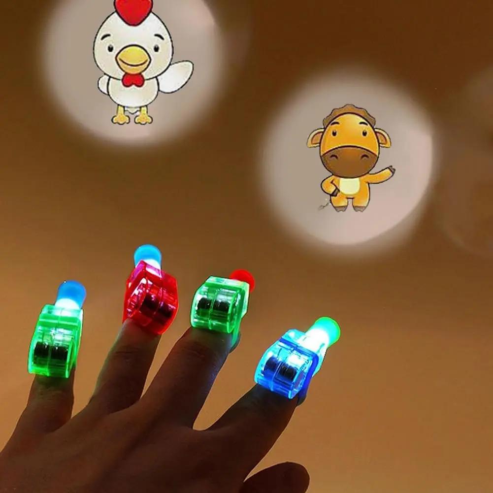 Projection lumières doigt jouets lumineux Montevia Kids