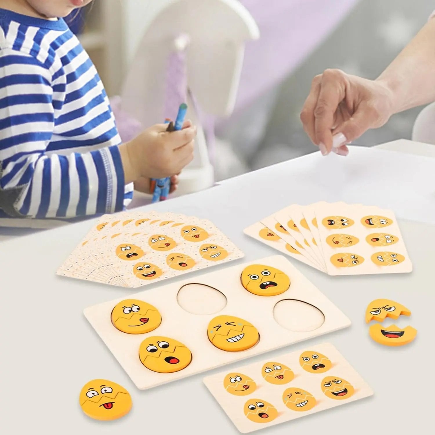 Puzzle des Expressions Montessori - Montevia Kids