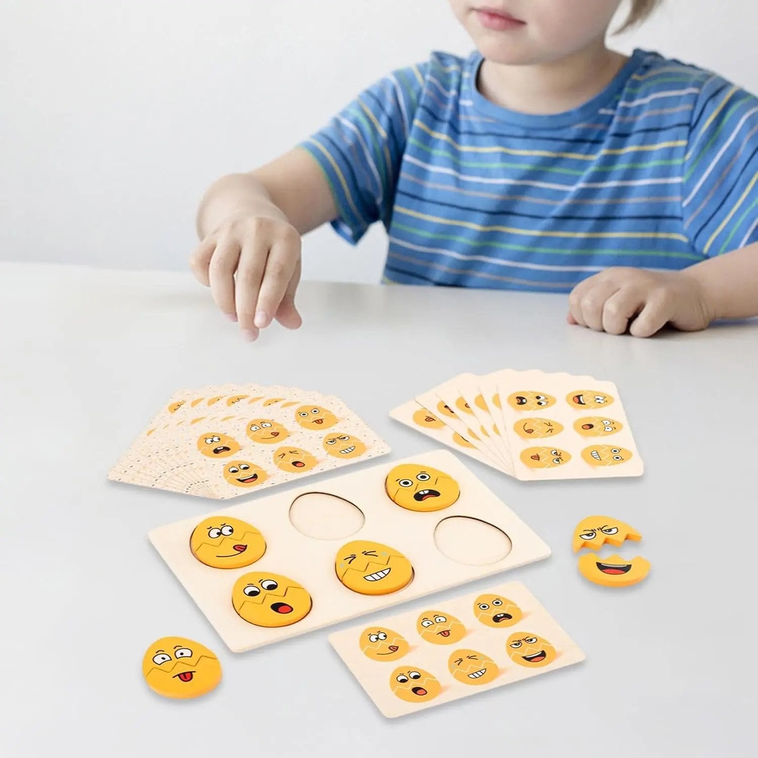 Puzzle des Expressions Montessori - Montevia Kids