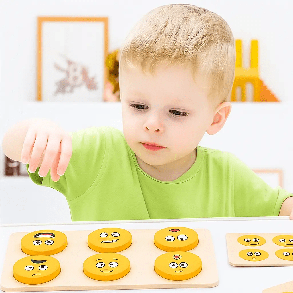 Puzzle des Expressions Montessori - Montevia Kids