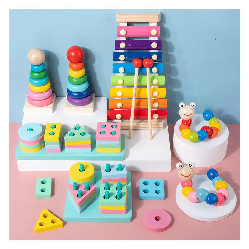 Multiples styles Jouet en bois Montessori pour enfants Jouet éducatif précoce Jouets Montessori en bois pour l'apprentissage des enfants My Store