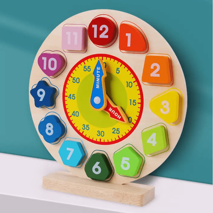 L’Horloge des Couleurs & Formes Enchantées - Montevia Kids