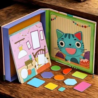 Livre Puzzle Magnétique - Montevia Kids