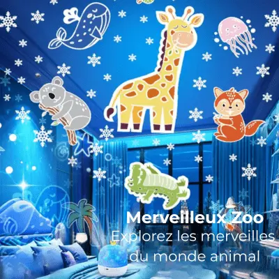 Veilleuse et Projecteur 2 en 1 - Montevia Kids