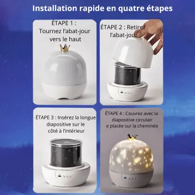 Veilleuse et Projecteur 2 en 1 - Montevia Kids