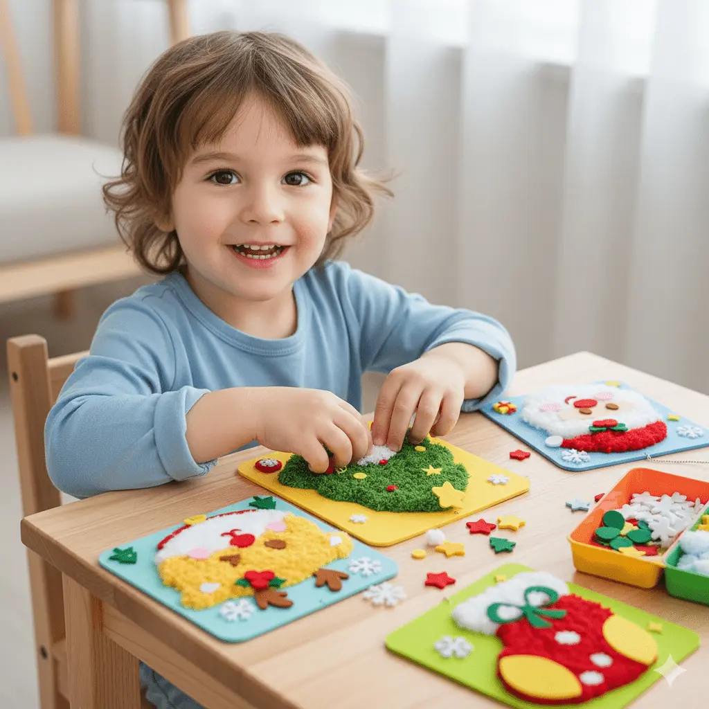 Mini Atelier du Père Noël – Kit Créatif Enfant - Montevia Kids