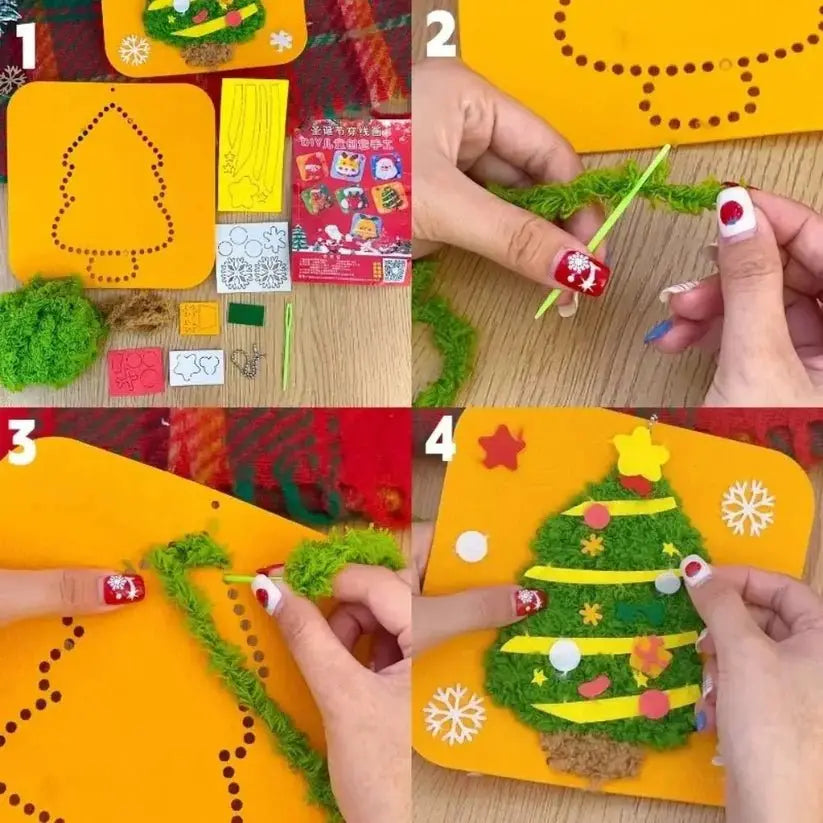 Mini Atelier du Père Noël – Kit Créatif Enfant - Montevia Kids
