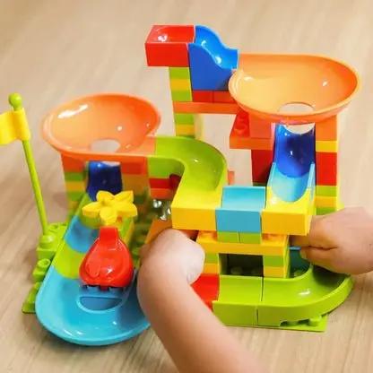 Jeu de Construction à Billes Colorées - Montevia Kids